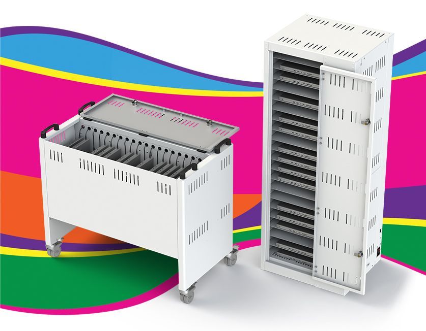 Storage solutions for laptops
Whether it's a fixed or mobile that you're looking for, the Lapbank delivers.
Store groups of laptops - any combination of manufacturers
Ultra safe charging
Tried and tested designs
Talk to us!

#LaptopStorage #LaptopTrolley #LaptopCabinet #EdTech