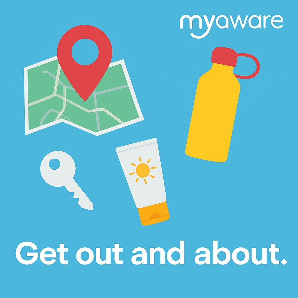 myawareUK's tweet photo. 🌞 August Bank Holiday is almost here! If you’re out &amp; about in England &amp; Wales, don’t forget your essentials: flask, suncream &amp; radar key 🗝️.

Check the 🧻 toilet map to find accessible loos near you: https://t.co/E9ZHqo7nk3
Get a radar key here: https://t.co/IgctweLc2Y https://t.co/7DXsFW9ePl
