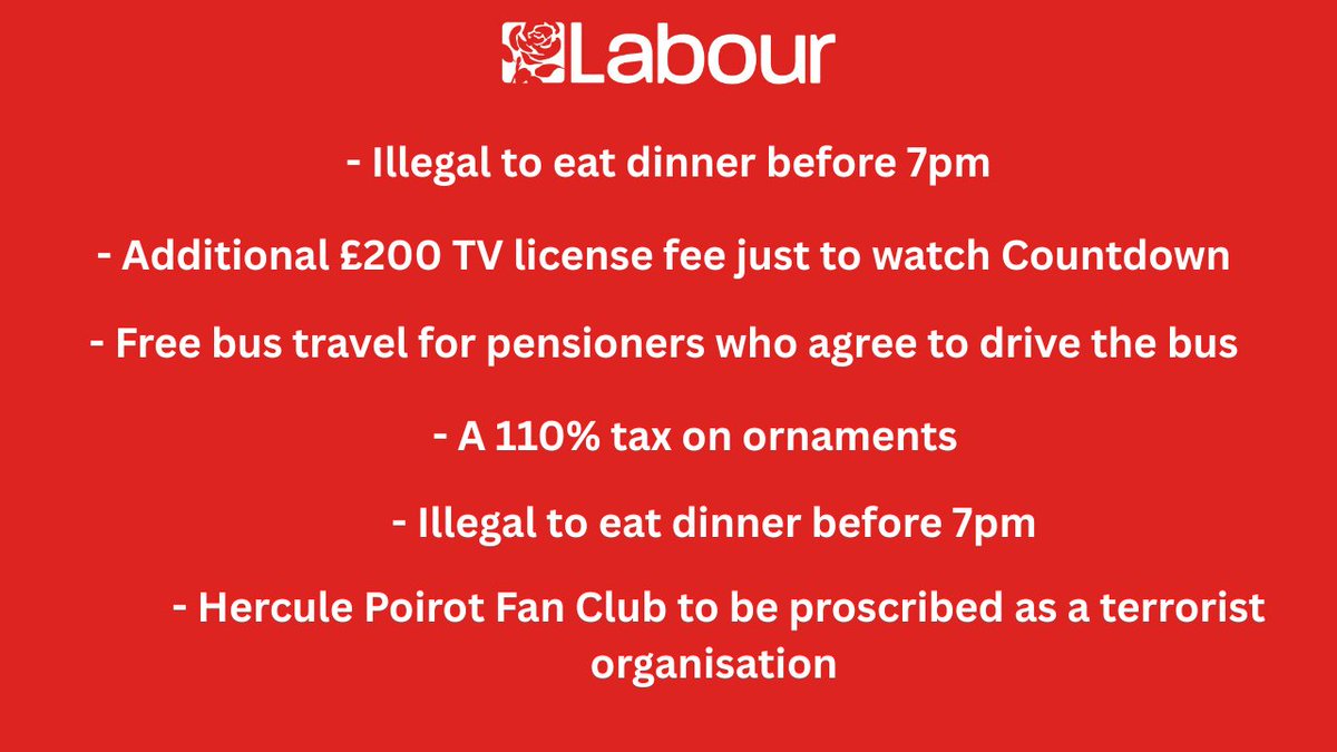 Following claims a 'Mansion Tax' would unfairly target pensioners, Labour deny a vendetta against OAPs as a list of other policy proposals is leaked: