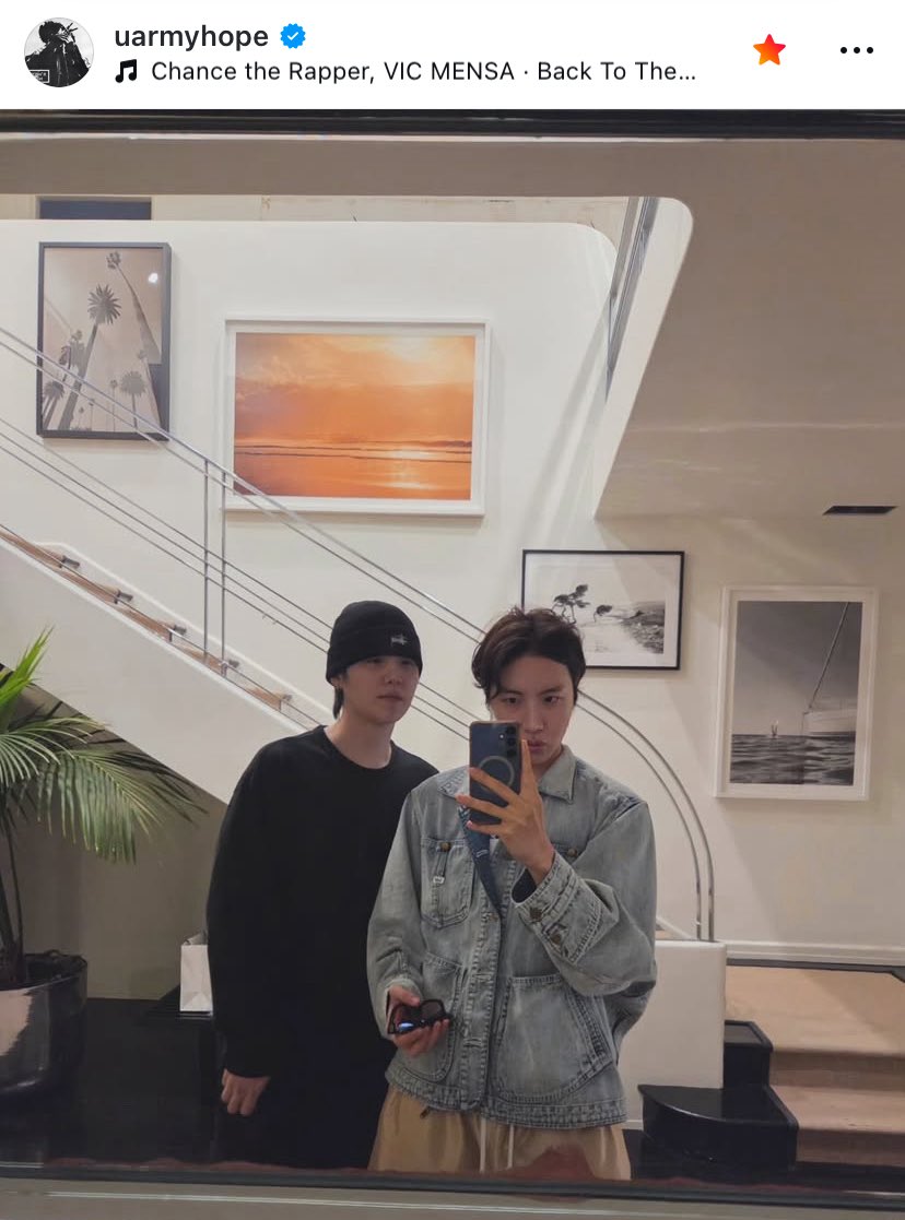 uarmyhope Instagram güncellemesinden agustd!! 😭😭🩷🩷🩷