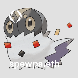 PokemonENS_PC's tweet image. Gotcha! Wild #spewpa.eth was caught!
sneeks.eth used a ETH ball. It&apos;s super effective!
@ensdomains got 0.053 in ETH for the reg!

New @PokemonENS was added to sneeks.eth&apos;s Pokédex!
#0665 Scatterdust Pokémon
Type: Bug
Size: 0.3m x 8.4kg