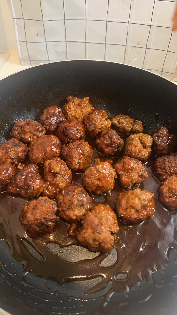 ミートボール作ったんよ