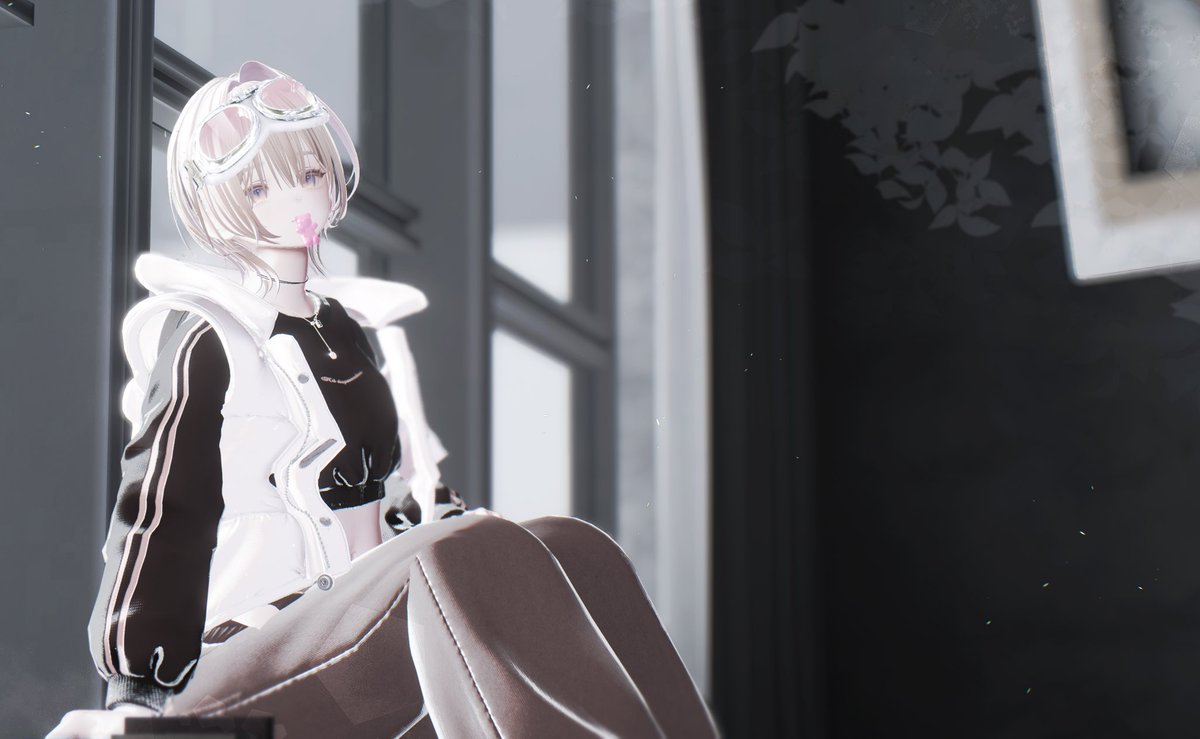 『　ひとやすみ。　』

Photo : かくたす <a href="/cactus_vrc/">か</a> 

#Marycia3D #MAISONDARC #Daft_BlackSmith #LAYON服 #ぷんぱぽん