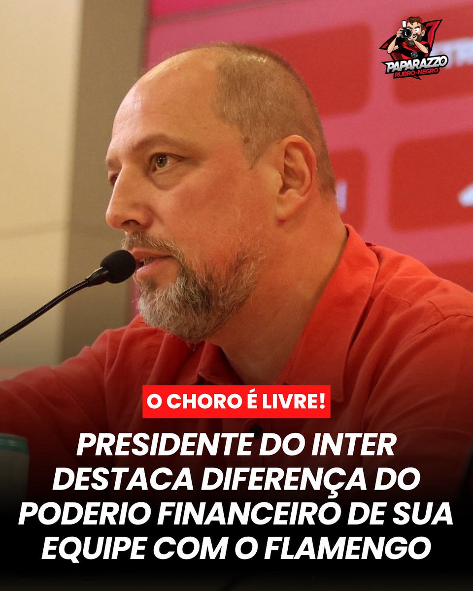 PapaRubroNegro's tweet photo. O choro continua! Mesmo discurso sempre dos times do Sul! 

Na zona mista pós-eliminação na Libertadores, Alessandro Barcellos, presidente do Internacional, falou sobre a diferença financeira em relação ao Flamengo e fez alerta ao futebol brasileiro: “Precisamos cuidar disso para manter a competitividade”.

Confira na íntegra o choro absurdo:

“Algumas coisas ficariam em um melhor tom se nós tivéssemos vencido o jogo, porque não podem servir de desculpas. Mas a verdade é que a gente precisa se aprofundar mais nesse tema do futebol brasileiro e das diferenças que se colocam. Um investimento de R$ 277 milhões nesta janela (do Flamengo) contra um investimento de R$ 27 milhões (do Inter). São 10 vezes mais! Nas últimas 4 janelas, são R$ 600 milhões de investimento. Isso é novo no futebol brasileiro, e nós precisamos entender e trabalhar nisso. É ruim falar sobre isso agora, porque não justifica o nosso mau momento, mas o fato é que é um tema importante e que a gente precisa cuidar disso para que a gente possa manter a competitividade. A distância está ficando tão grande que acaba sendo decisivo dentro de campo e refletindo na qualidade dos elencos.”

🗞 @ESPNBrasil

📸 Divulgação | Internacional