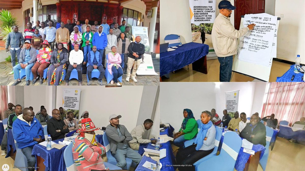 IntAlertHoA's tweet image. Ongoing training on #climate, #gender &amp;amp; #conflict in Wolaita Soddo, Ethiopia, with gov’t &amp;amp; CSO reps from South Omo Zone (Nyangatom &amp;amp; Dassanech Woredas). Participants are building skills to strengthen #conflictsensitive &amp;amp; #genderresponsive approaches to climate-induced conflict.