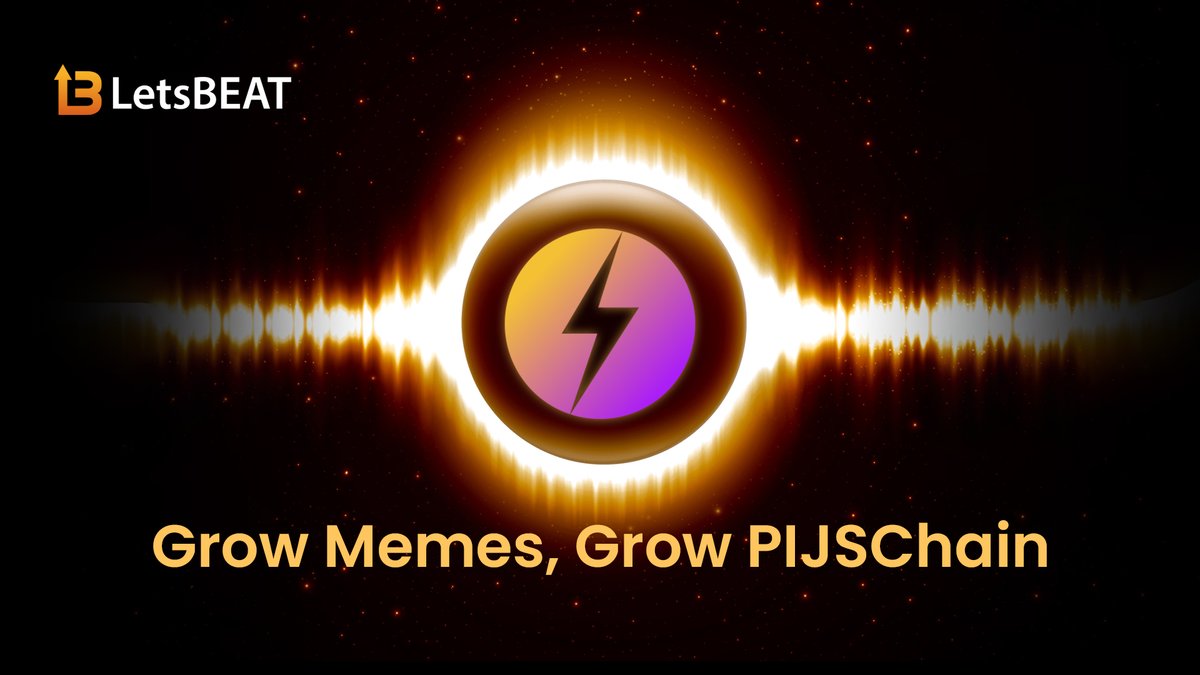 letsbeat_fun's tweet image. 🌕#LetsBEAT | Grow Memes, Grow #PIJSChain 
Meme, with its cultural penetration and natural viral genes, is born with the potential to break boundaries and spread across communities.The prosperity of any blockchain and its DEX is inseparable from the rise of Memes.
🟡 #LetsBEAT is…