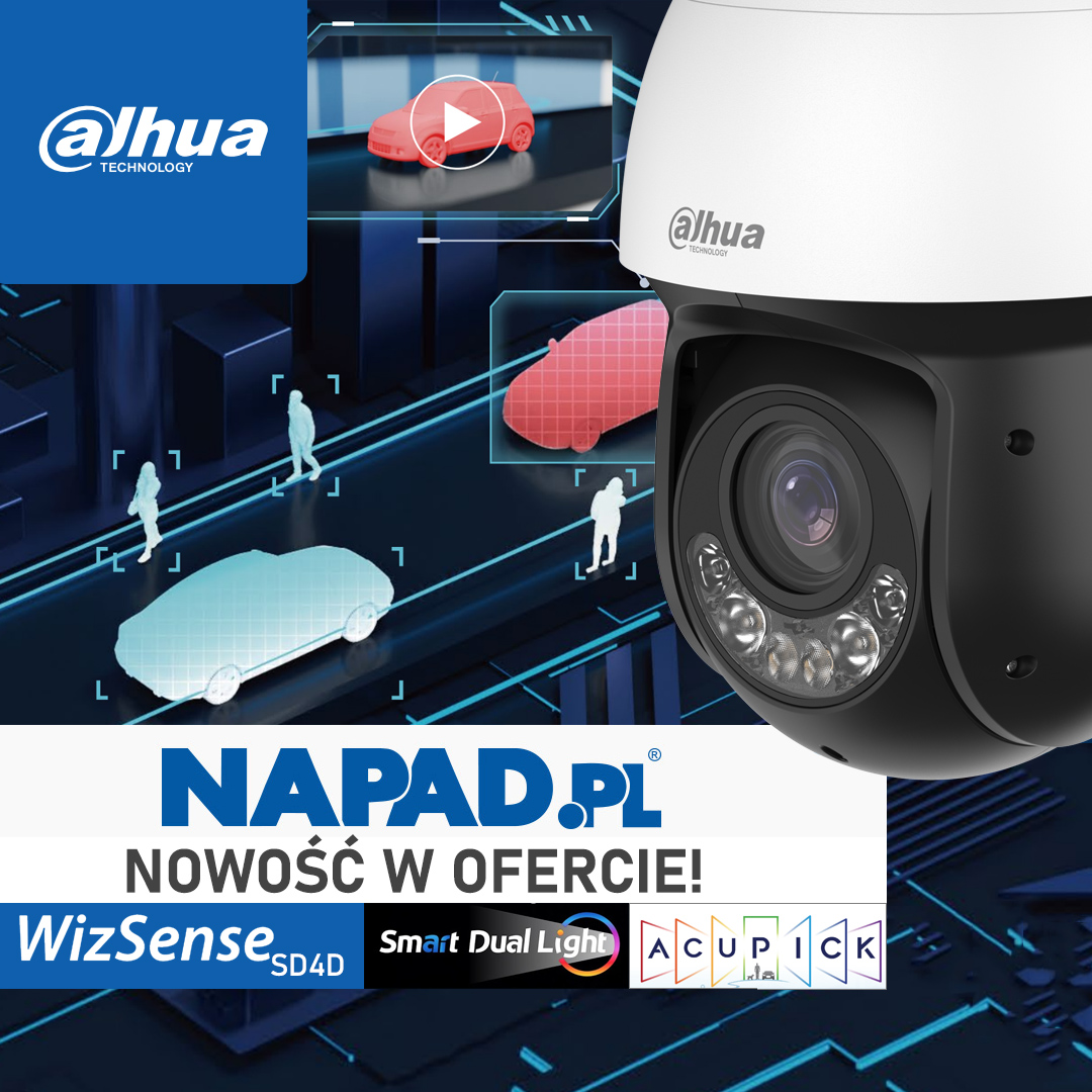 napadpl's tweet photo. 🚀 Nowa era monitoringu! 🚀
Poznaj kamerę PTZ WizSense SD4D825MB-HNR – stworzoną do ochrony dużych przestrzeni!
Sprawdź! ➡️ https://t.co/ochrVyvWb5
#Nowość #Dahua #WizSense #PTZ #AI #Monitorin https://t.co/b1cOCi7EC7
