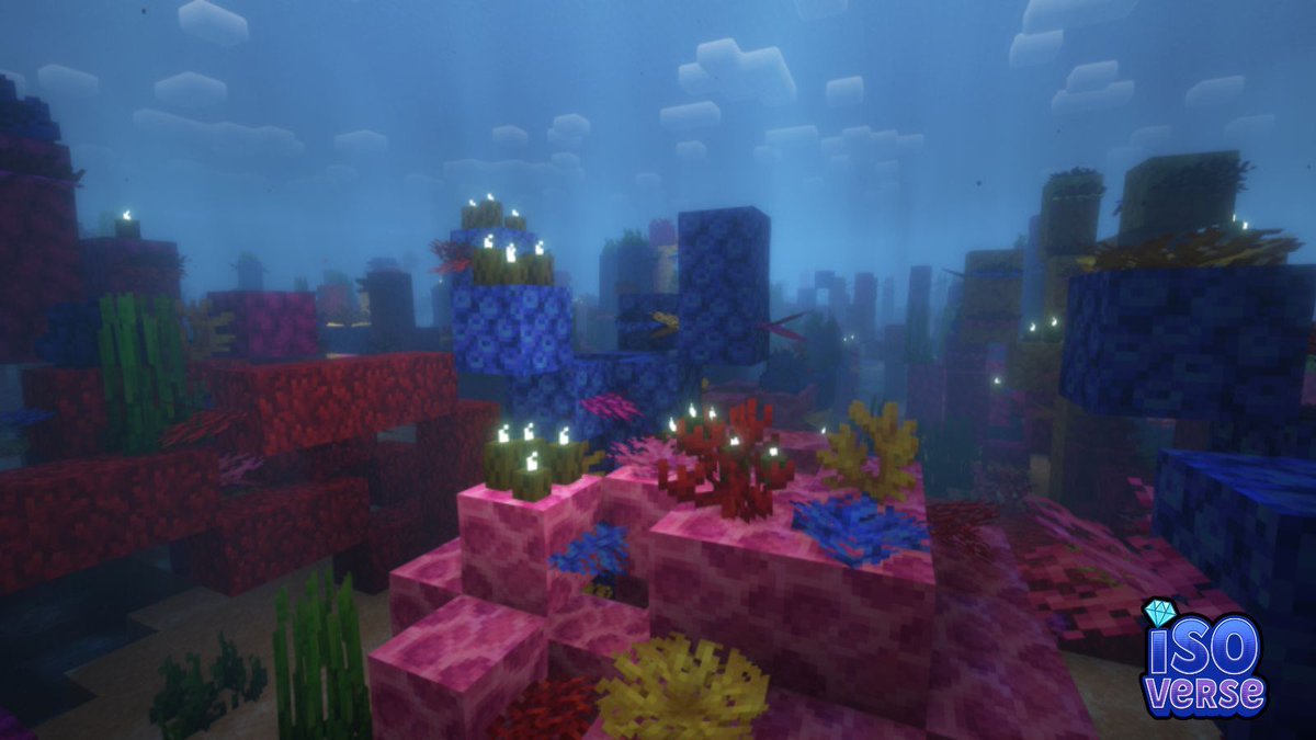 Discover the beauty and wonder of the underwater realm
Website &amp; IP: isoVerse.net
Java &amp; Bedrock
 #isoVerse #minecraft #server