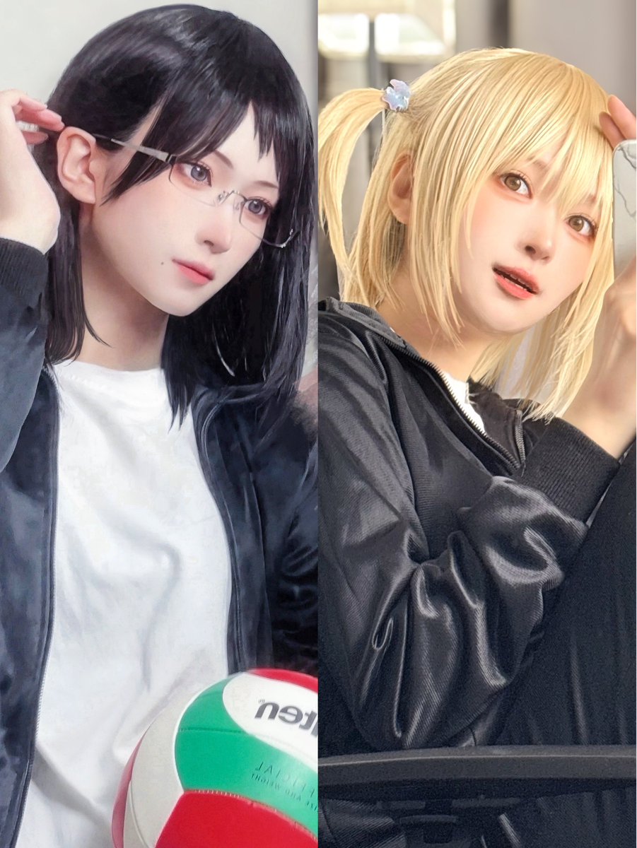 1人で🐦‍⬛マネズ🏐