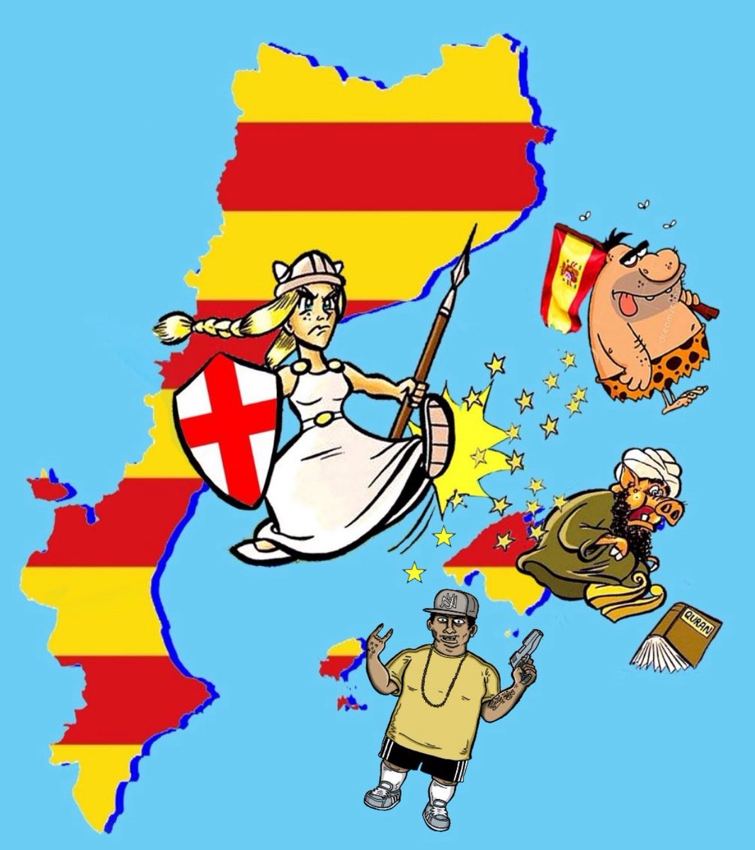 Pere_Catalonia's tweet photo. @LaEtxebarria Molt bonic el teu comentari... aquest catalanòfob porta anys vivint aquí i passant de la llengua autòctona i imposant la llengua foràna tan als seus empleats com als clients. Ves a cagar a la via, Nancy. 😉
#Integrat o #Marxa: #Colons. https://t.co/nCIPMGipZM