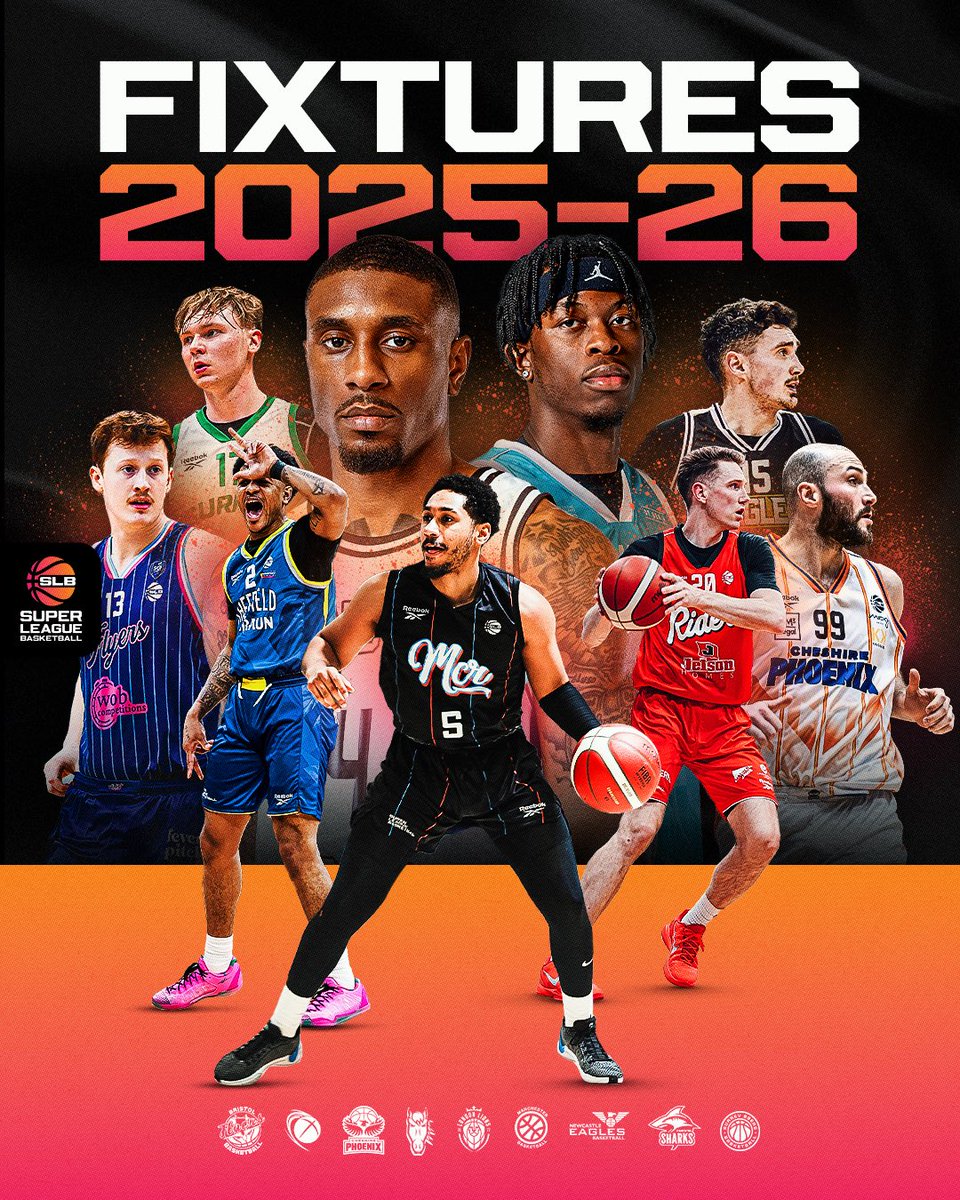 📆🤩 SAVE THE DATES! 

Our 2025/26 season fixture list is now LIVE! 

Click below to read more on our website and head to your favourite team’s channels to find out more about tickets!

📲 superleaguebasketballm.co.uk/super-league-b…

#BritishBasketball