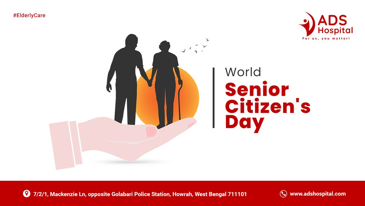AdsHospital's tweet photo. On #WorldSeniorCitizensDay, ADS Hospital salutes the wisdom, love &amp; care of our elders. 💙 Let’s honor their journey &amp; ensure they live with dignity, health &amp; happiness.  #ADSHospital https://t.co/X9tE6bk5hb