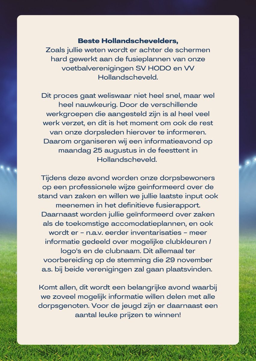 vv Hollandscheveld tweet media