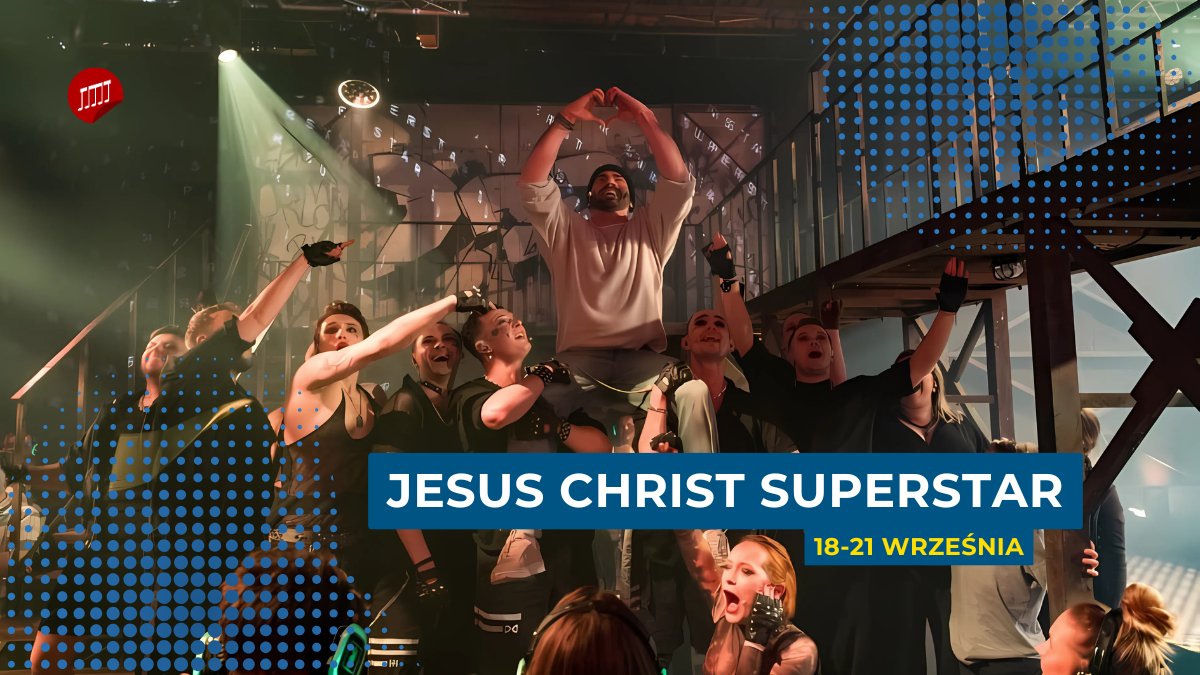 ACKiSOdNowa's tweet photo. Do „Od Nowy” wraca najgłośniejszy musical tego roku! 🎶Adaptacja „Jesus Christ Superstar”zrealizowana przez Teatr Muzyczny w Toruniu, podbiła minionej wiosny serca widzów z całej Polski. Po kilku miesiącach przerwy spektakl znów będzie można podziwiać na deskach "Od Nowy"! https://t.co/qVh8GxCoRP