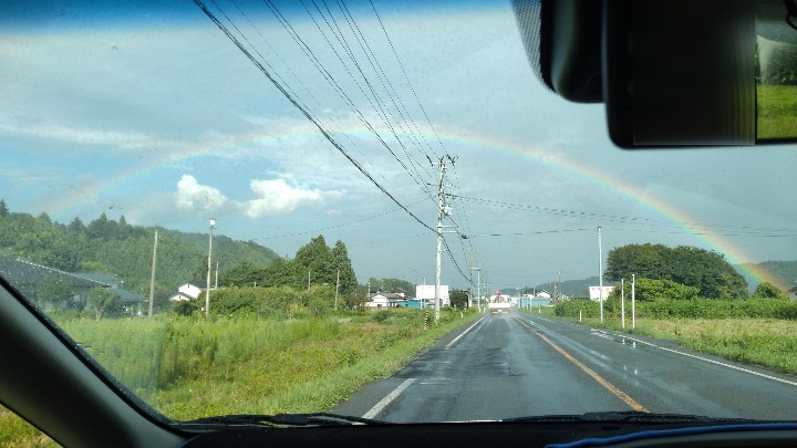 先日の新潟遠征の帰り、とても綺麗な虹🌈が出たのでみなさんにもお裾分けです😌✨