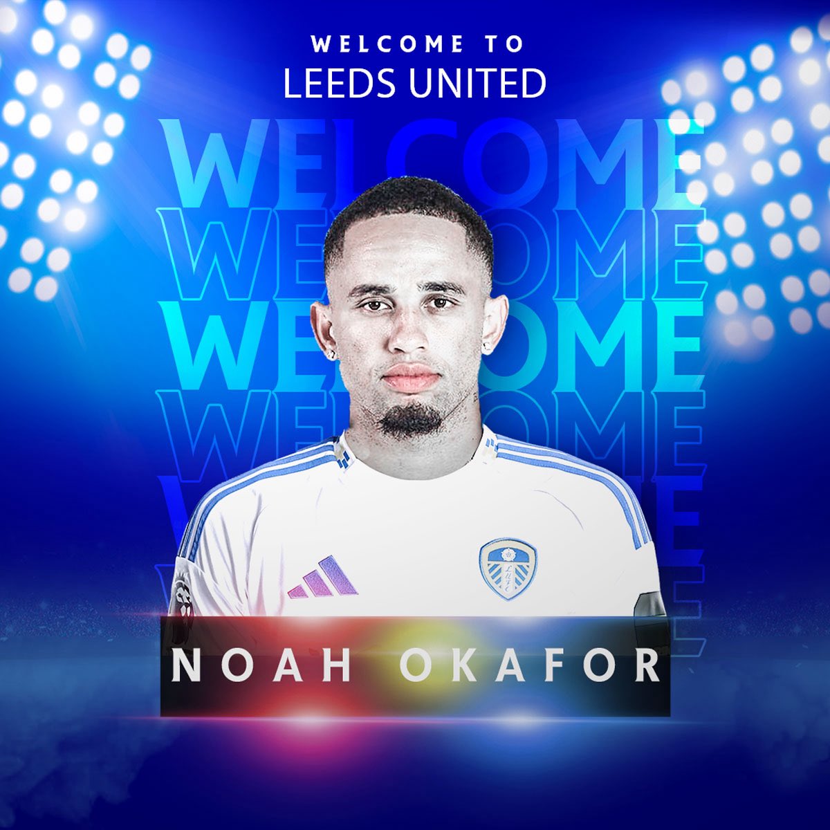 LSXI (@lsxi__) on Twitter photo 🚨 BREAKING: <a href="/LUFC/">Leeds United</a> have signed a deal worth around £18m with AC Milan for forward Noah Okafor.
The 24-year-old signs on a 4-year contract, subject to a work permit and international clearance.
Welcome to Leeds, <a href="/noah_okafor/">Noah Okafor</a>! 💛🤍💙 #LUFC #MOT 🚨 BREAKING: <a href="/LUFC/">Leeds United</a> have signed a deal worth around £18m with AC Milan for forward Noah Okafor.
The 24-year-old signs on a 4-year contract, subject to a work permit and international clearance.
Welcome to Leeds, <a href="/noah_okafor/">Noah Okafor</a>! 💛🤍💙 #LUFC #MOT