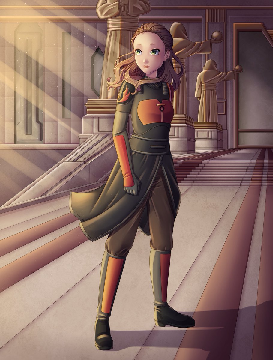 _yurimiko_'s tweet photo. Art for the winner of my lottery that took place on Telegram. This is her character, Heliana, from the Star Wars universe
#StarWars #starwarsoc #oc #digitalart #krita #commissionsopen https://t.co/D4m7Q5AWeC