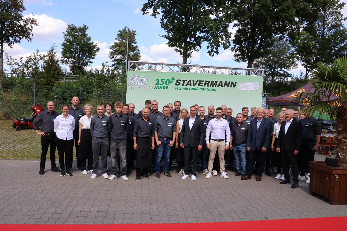 🎉 Congratulations to Stavermann on 150 Years in Business! 🎉

Last week, our German dealer Stavermann celebrated an incredible milestone - 150 years of excellence, innovation, and service!

Here’s to many more successful years ahead! 👏

#Multihog #Stavermann #MilestoneMoment