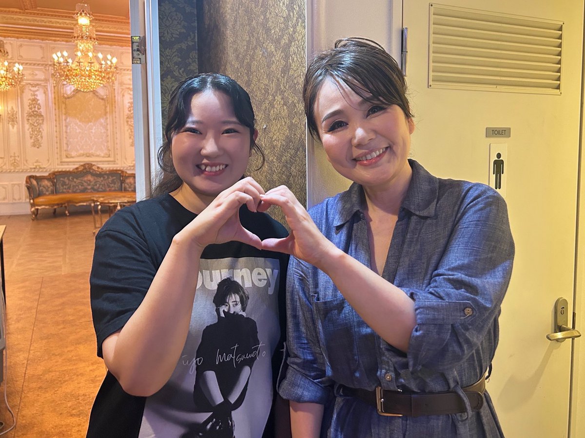 収録現場では
#宮本隆治 さん と #なおみあき さんに
お会いできました！☺️

お二人のデュエット曲
「雨上がりのビギン」の発売キャンペーン以来
数ヶ月ぶりにお会いすることができて
嬉しかったです🥳💓

ありがとうございました！！