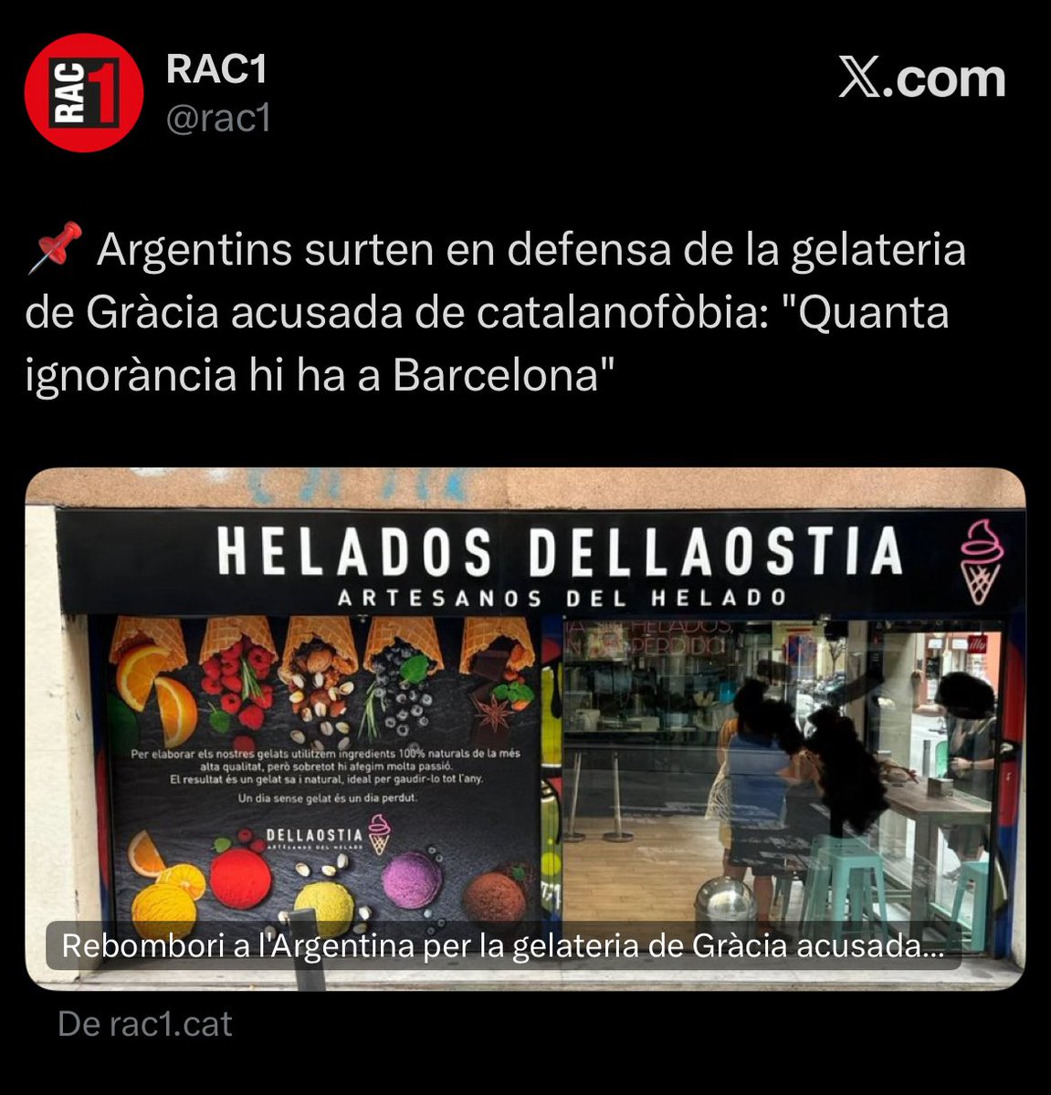 Així que vosaltres, els de la Pampa, voleu donar-nos lliçons de llengua?

És curiós, molt curiós, sentir parlar de “llengua” i “identitat” des d’un país que, en la seva obsessió per ser “europeu” i renegar de les seves arrels, ha claudicat davant d’un passat que el definia. Em