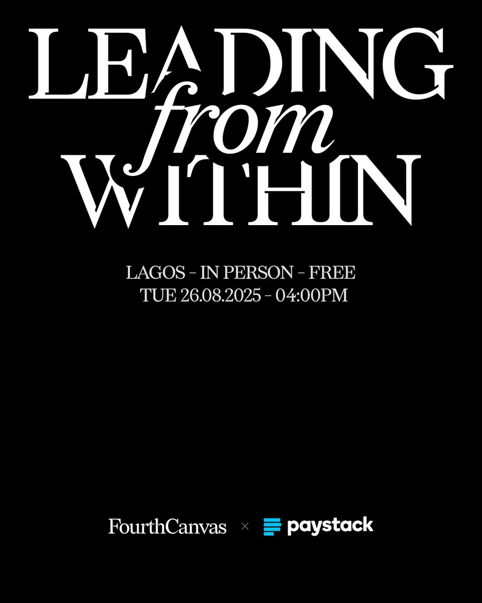 We're teaming up with <a href="/paystack/">Paystack</a> to discuss how strong internal cultures foster great work and inspire authentic brands.

📅 Tuesday, August 26, 2025
📍 Lagos

For founders, HR professionals, and team leads.

RSVP👇🏿
lu.ma/j6shjss3