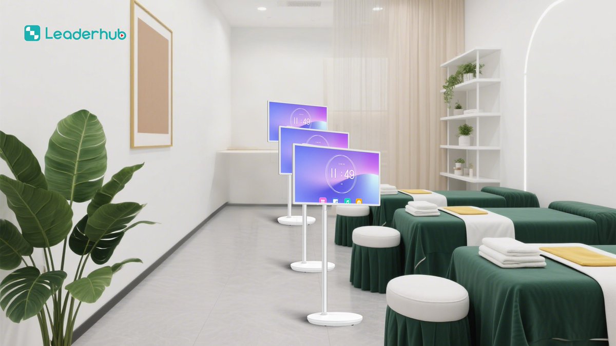 Leaderhub_offic's tweet photo. 🚀 Introducing the Leaderhub 32" Smart Rotating Screen! 

🖥 Powered by a Genuine LG Display 

🔄 Seamless Rotation, Effortless Mobility  

Perfect for Diverse Businesses:
🚗 4S Stores  

☕ Cafés &amp; Restaurants 

💆 Salons &amp; Spas  

#leaderhub  #Efficientoffice #ProductivityTool https://t.co/Usfzf1vmIM