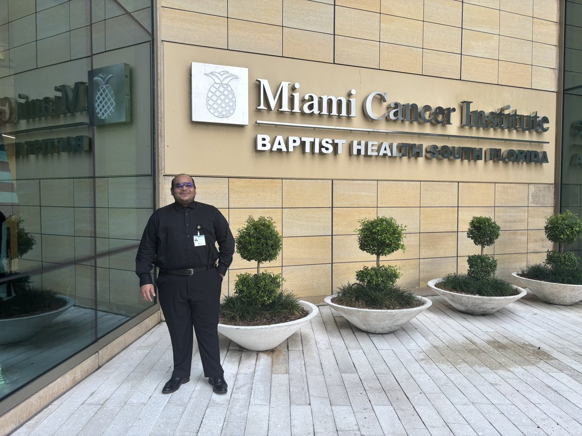 beastwithstetho's tweet photo. Excited to share that I am starting my new role as a Research Associate at Miami Cancer Institute. https://t.co/ibd4u3RK4c