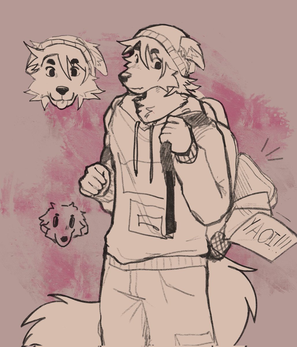 been a while since ive had a banger art tweet but i think it was this borzoi doodle