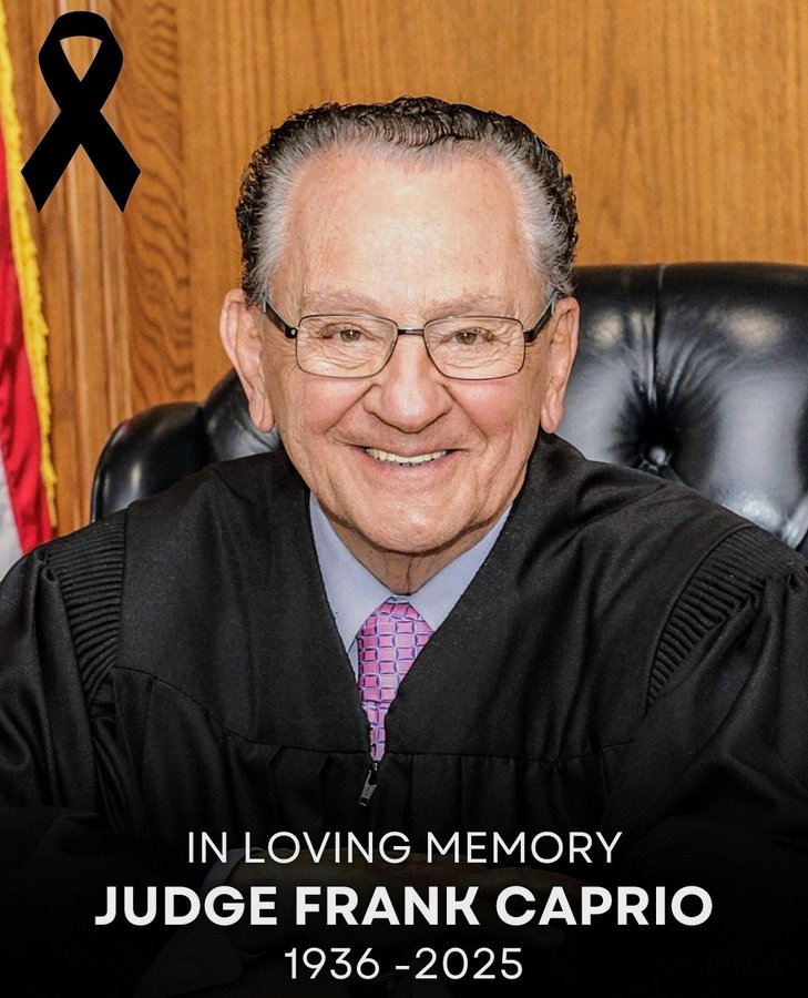 He was the very essence of justice, mercy, love, and compassion. The world has lost a good man, a true judge. He will always be fondly remembered.  #FrankCaprio