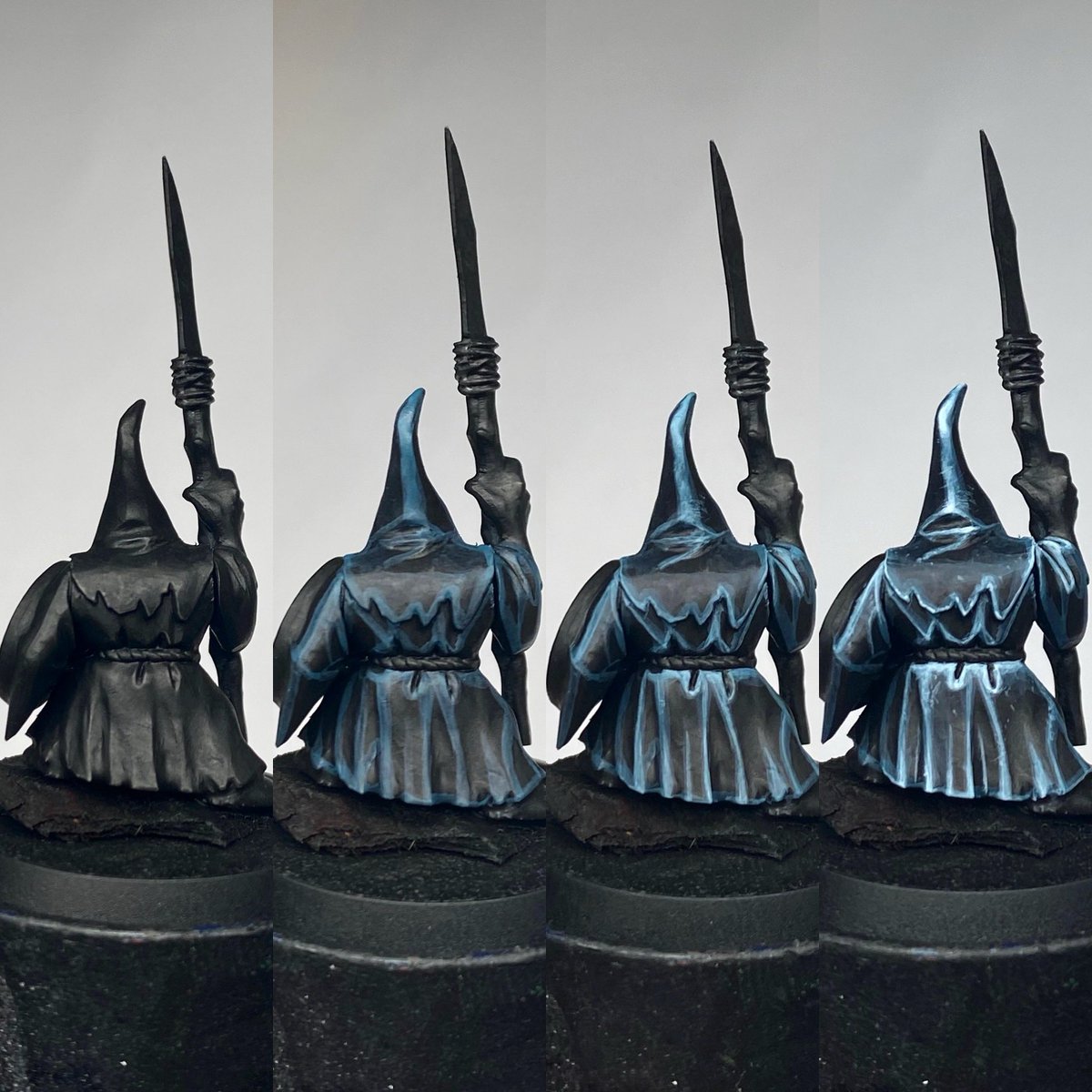 Night Goblin Clothes - small Workflow showing just a few steps from a tutorial on my Patreon. 
I hope you enjoy!
Have a great day. 
#warhammercommunity