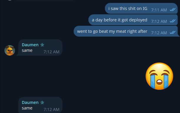 Me and <a href="/daumenxyz/">Daumen</a> are some t1 gooners