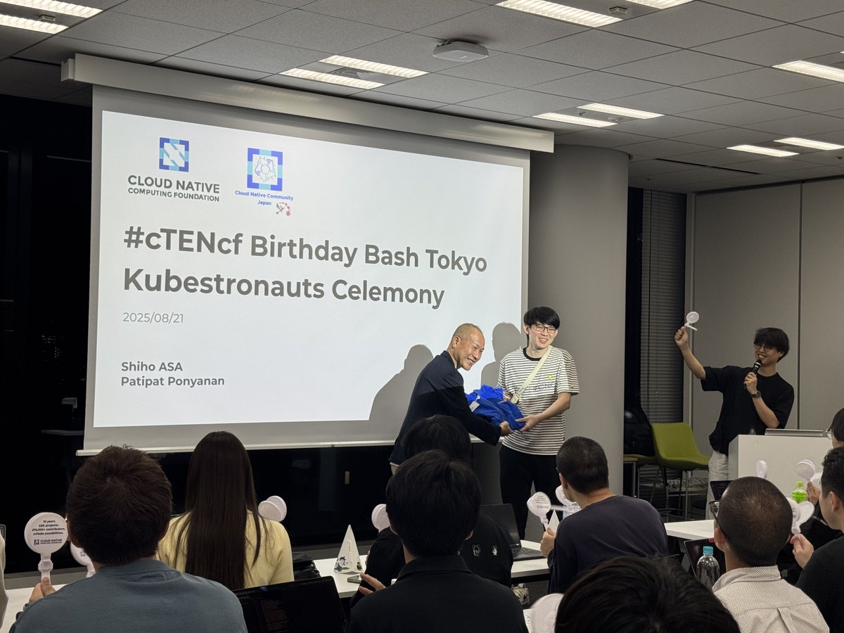 CloudNativeComm's tweet image. Kubestronautを取得しておめでとうございます!🥳
#cTENcf #CNCF #CNCJ