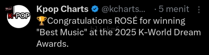 blinkmf's tweet photo. [bp] Congratulation rosé, so proud of you🥰 https://t.co/TOErpuKTt4