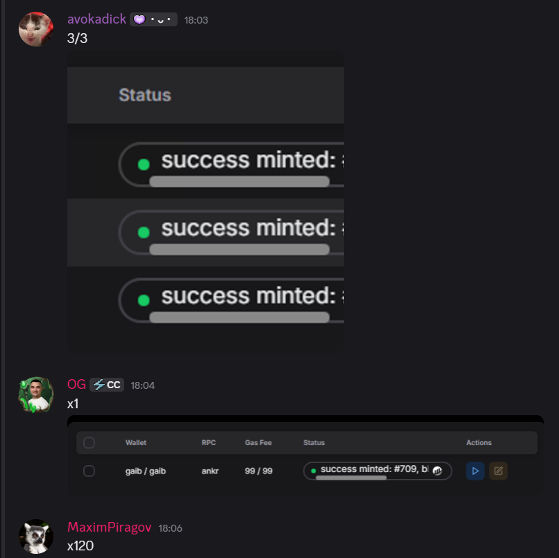 GAIB
freemint -> 0.05ETH ATH
members minted 1K+
ezpz