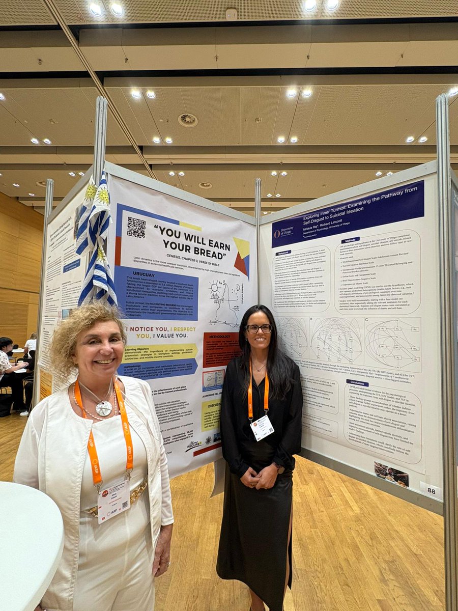 UltimoRecursoUy's tweet photo. A principios de junio de 2025 se realizó el 33° Congreso Mundial dedicado a la Prevención del Suicidio. Es el evento más prestigioso dedicado a esta temática, que ocurre cada dos años y, al igual que el primero, volvió a realizarse en Viena. https://t.co/hprIYpzjJf