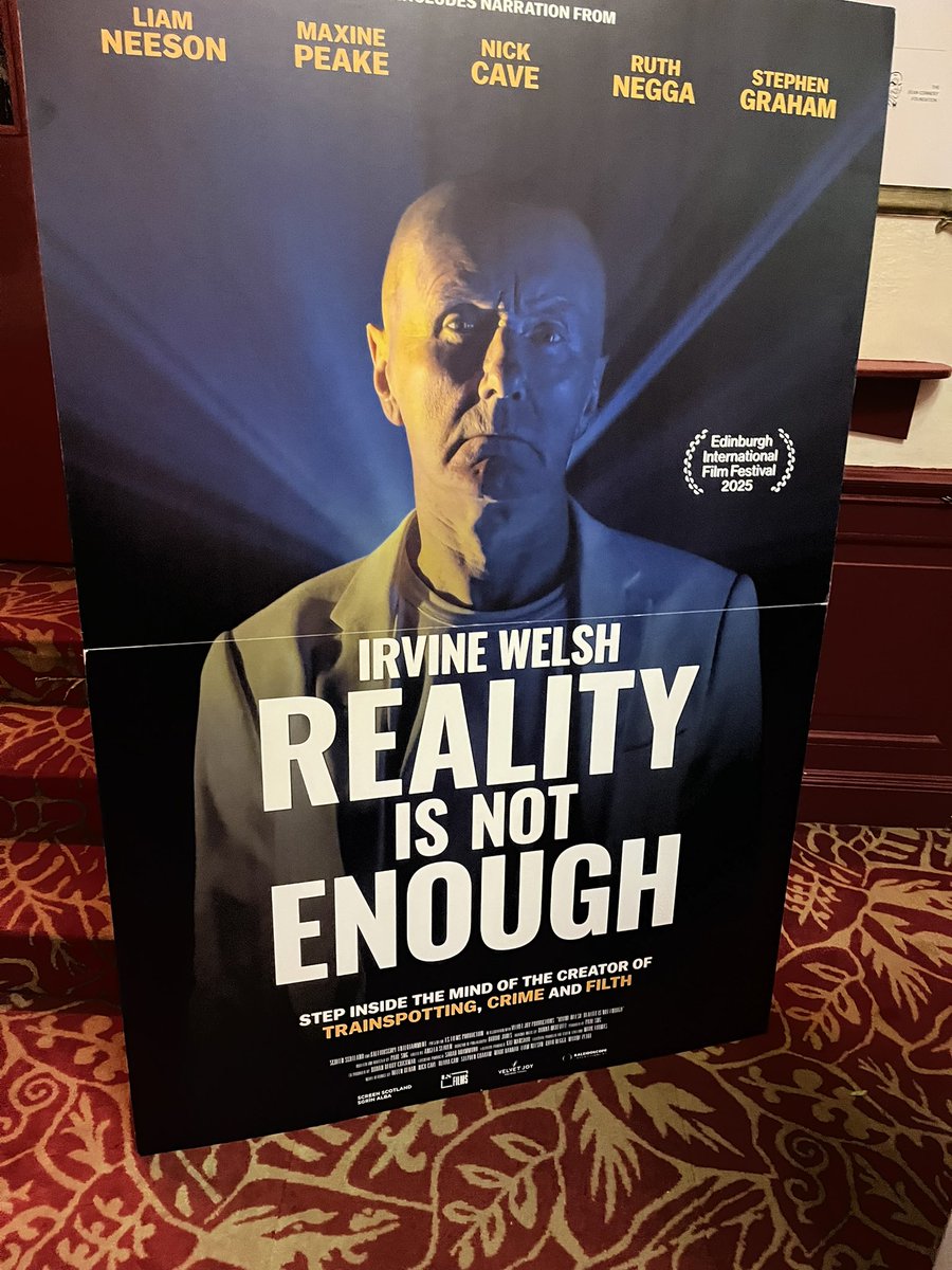 markthannah's tweet image. It was a real pleasure last night to be at the Cameo for the closing event of @edfilmfest in my first role in a feature film, Irvine Welsh’s ‘Reality Is Not Enough’ - to speak those words alongside some real greats was a seismic experience. Huge thanks to all 👊🏻❤️
#EIFF