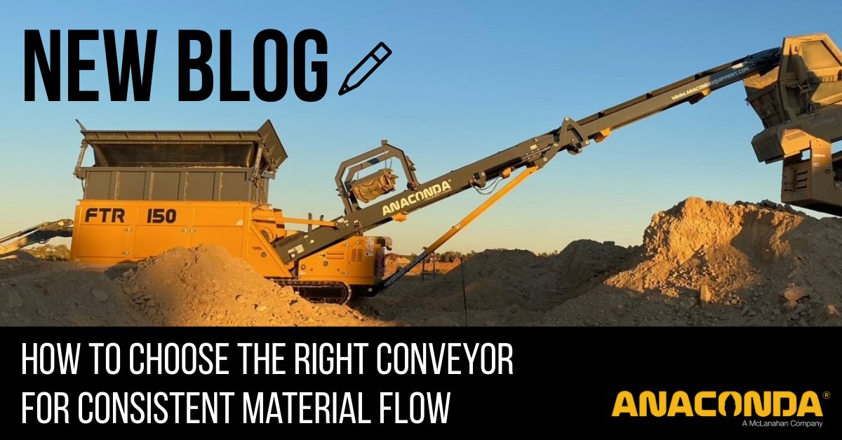 Feeding efficiency starts at the source. 🚛

Discover how the right conveyor can transform material flow, reduce spillage and boost site productivity in our latest blog ➡️ bit.ly/3JniutN