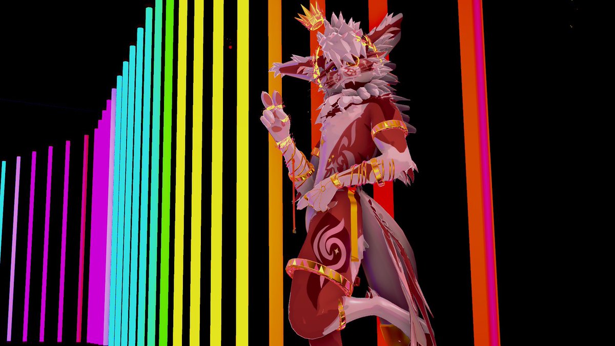 Can you taste the rainbow~❤️🧡💛💚💙💜

#furry #furryvrchat #vrchatphotography #fursona #rainbow