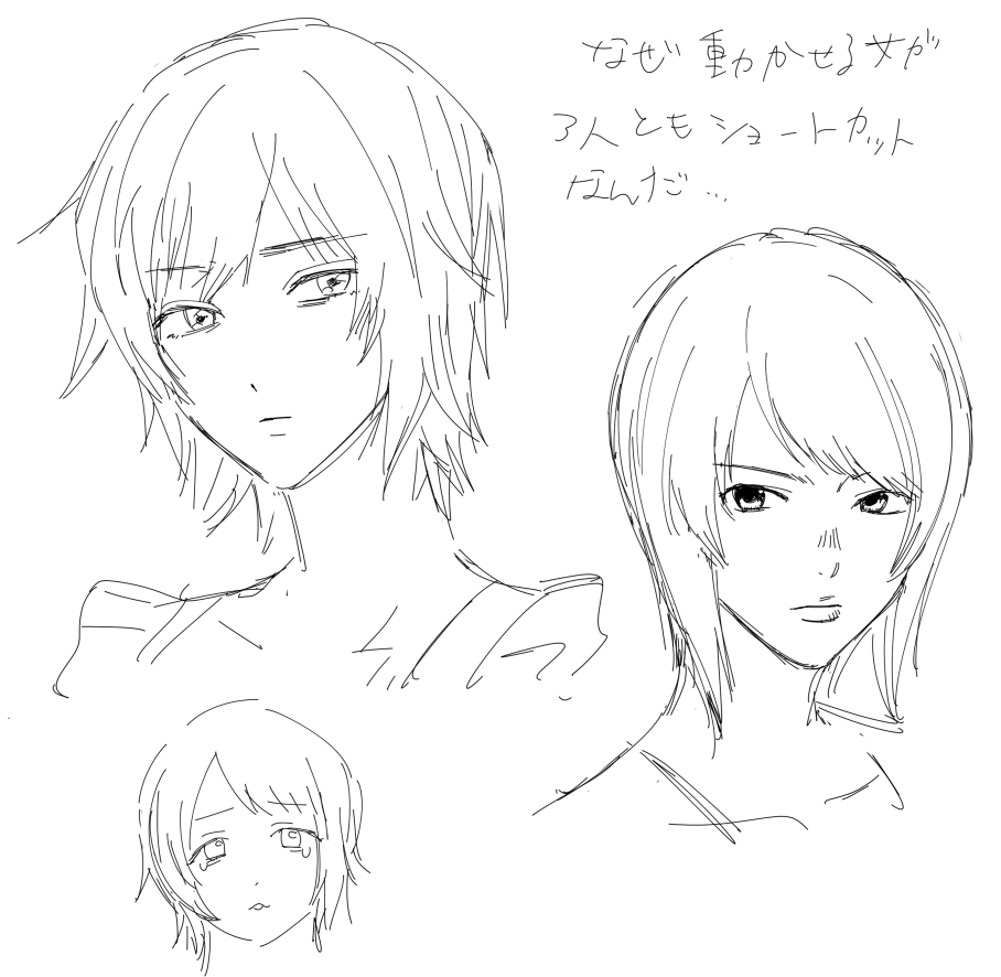 3Dモデルのキャラを自分で描いてみて満足するやつをやるか
やりました 