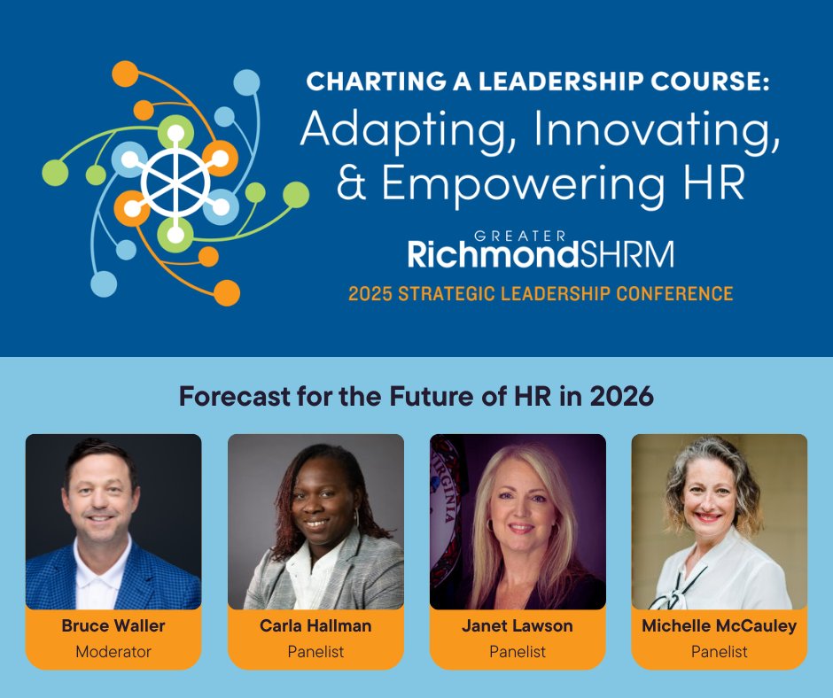 Final session confirmed @ 2025 Strategic Leadership Conference — Forecast for the Future of HR in 2026. Senior HR leaders will share the strategies, mindsets, and tech that will define HR next year. Agenda &amp; bios: ow.ly/Lfp950WHS8N

#FutureOfWork #HR #HRTech