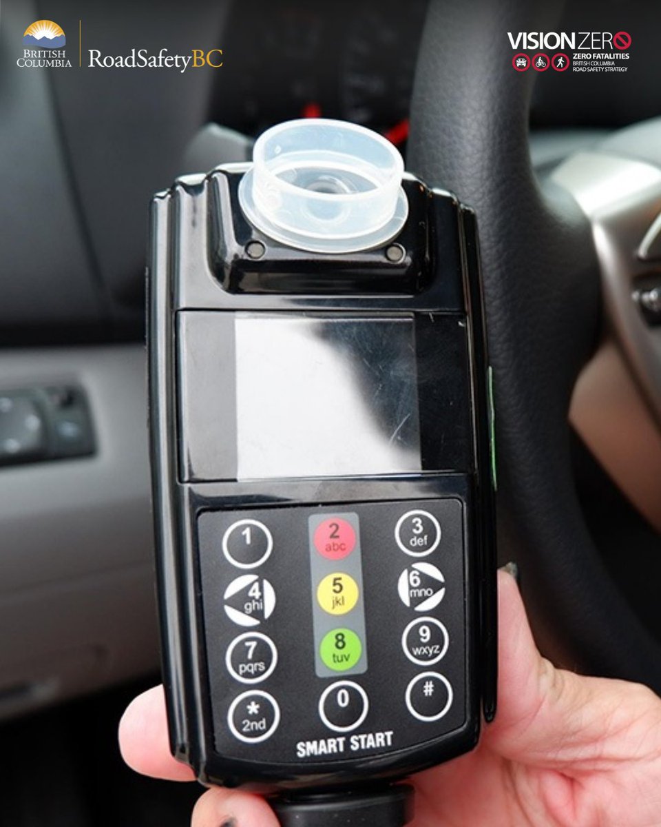 RoadSafetyBC's tweet photo. If you’re charged under the Criminal Code for impaired driving:
💰 Minimum $1,000 fine
🚫 Driving prohibition
🏛️ Possible jail time
👉 Mandatory Responsible Driver Program and Ignition Interlock Program
The interlock device prevents your car from starting if alcohol is detected. https://t.co/beijkP9W6M