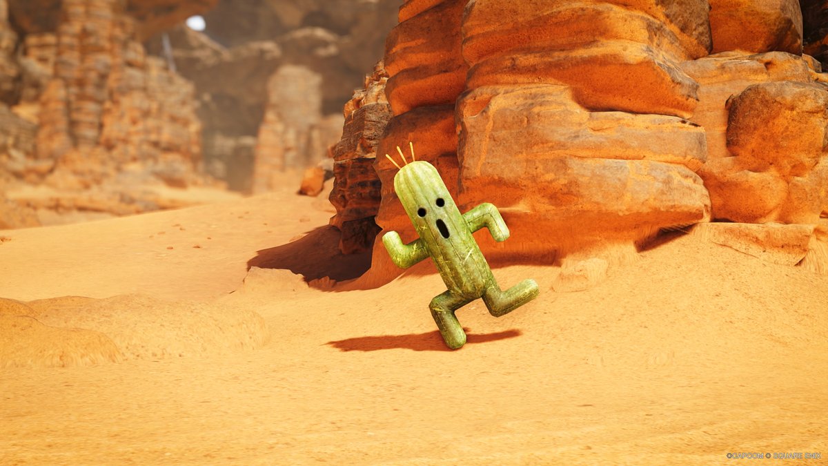 Kweh! Hop on the back of a trusty Chocobo when the #MHWilds x <a href="/FF_XIV_EN/">FINAL FANTASY XIV</a> special collaboration arrives at the end of September! Cactuars from the world of #FFXIV will also appear!