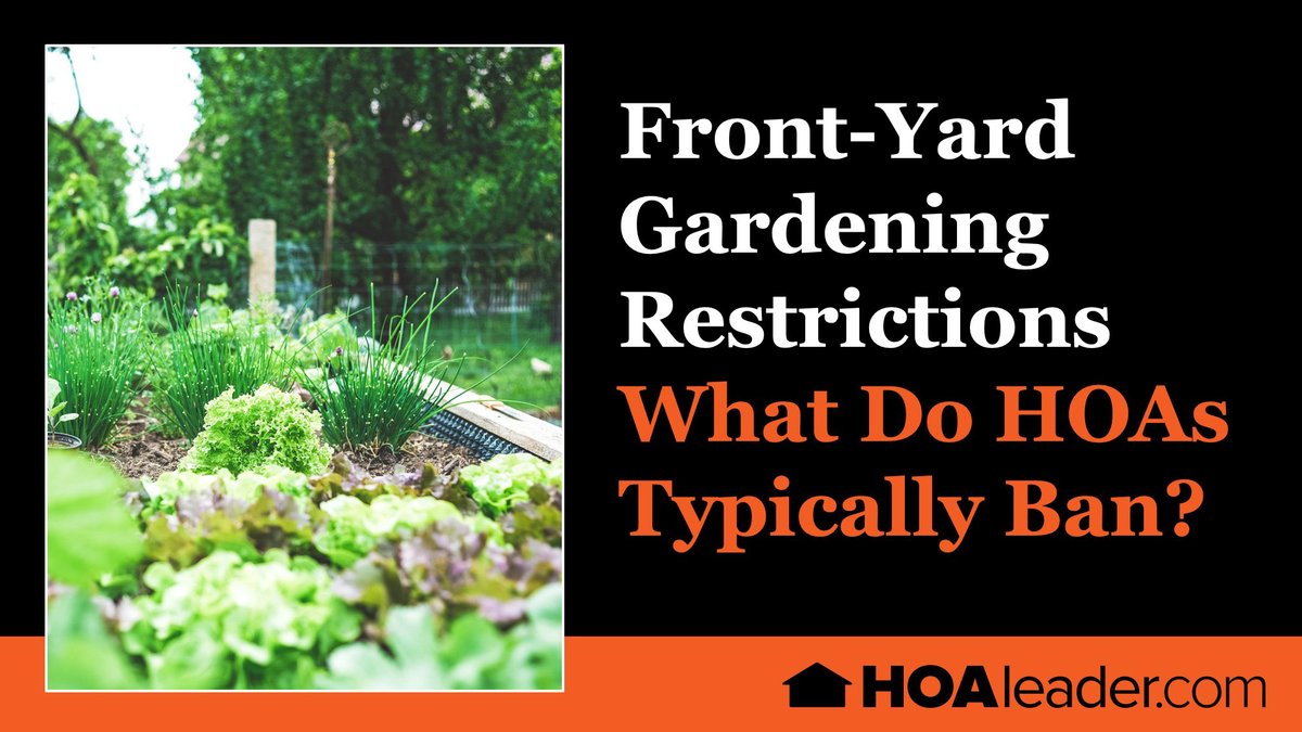 Front-yard gardening rules sound strict, but are they? Find out what documents typically say (or leave out) about front-yard gardening restrictions: ow.ly/WGTK50WJ7q2

#HOA #HOAManagement #HomeownersAssociation #AssociationManagement #HOAIssues