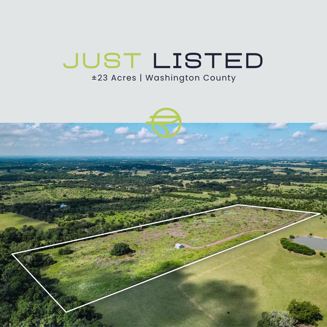 RiverstoneLand's tweet photo. 🌿Just Listed – 23.32 Acres - Washington County, TX
• Ag-Exempt
• Less than 15 min. from Brenham &amp; Navasota
• 575 ft. of Newman League Rd frontage
• Serene pond + wide-open views
• 30 min. from Bryan-College Station

📞 Brian Bullington 979.571.5610
https://t.co/MUhzfKuDpu https://t.co/OzcHCiYR7g
