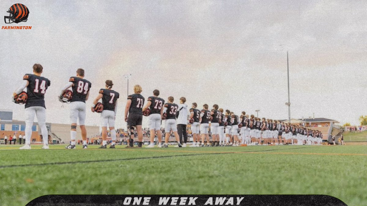 We are officially one week away from our season opener! See you at Tiger Stadium. #ChooseHard