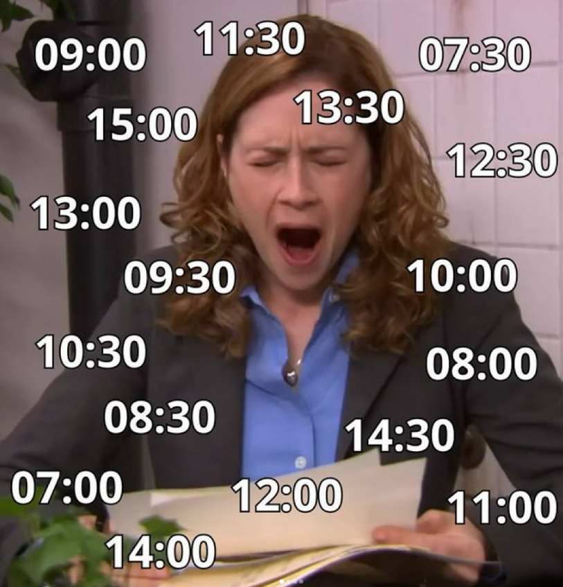 eu o dia todo