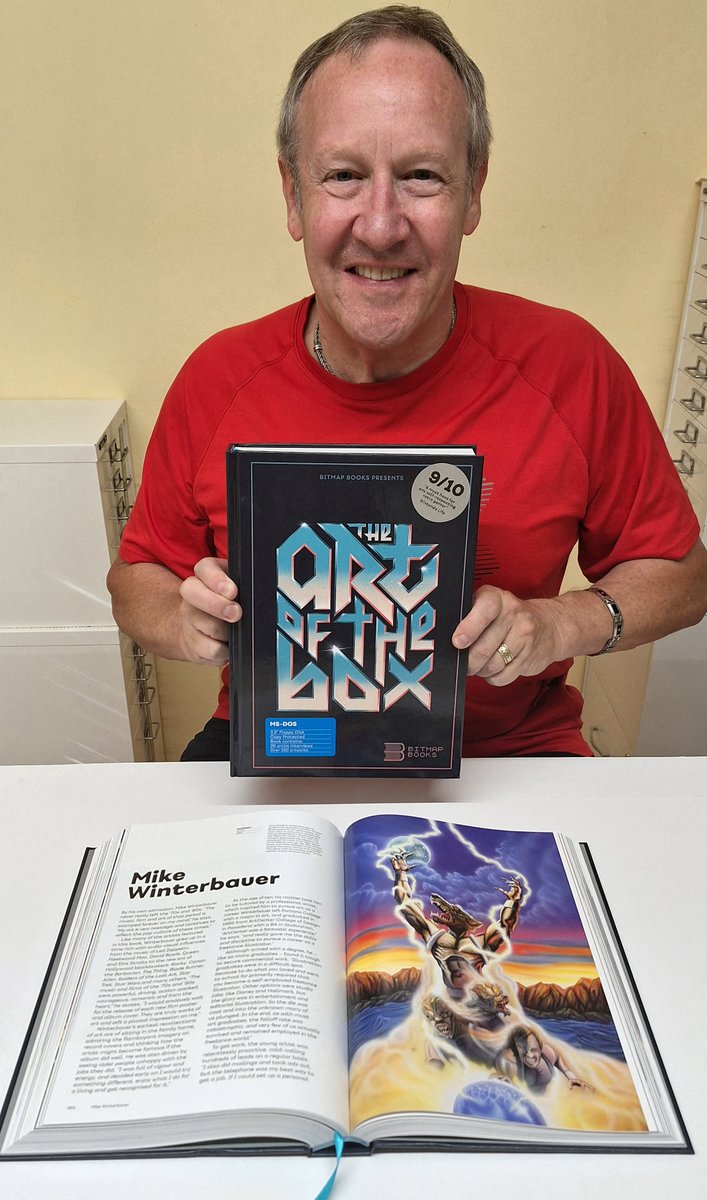 MikeWinterbauer's tweet image. Check out this beautiful book of box artists and their art!
bitmapbooks.com/collections/vi…
#bitmapbooks #videogameart #retrogaming #popculture #theartofthebox #boxart