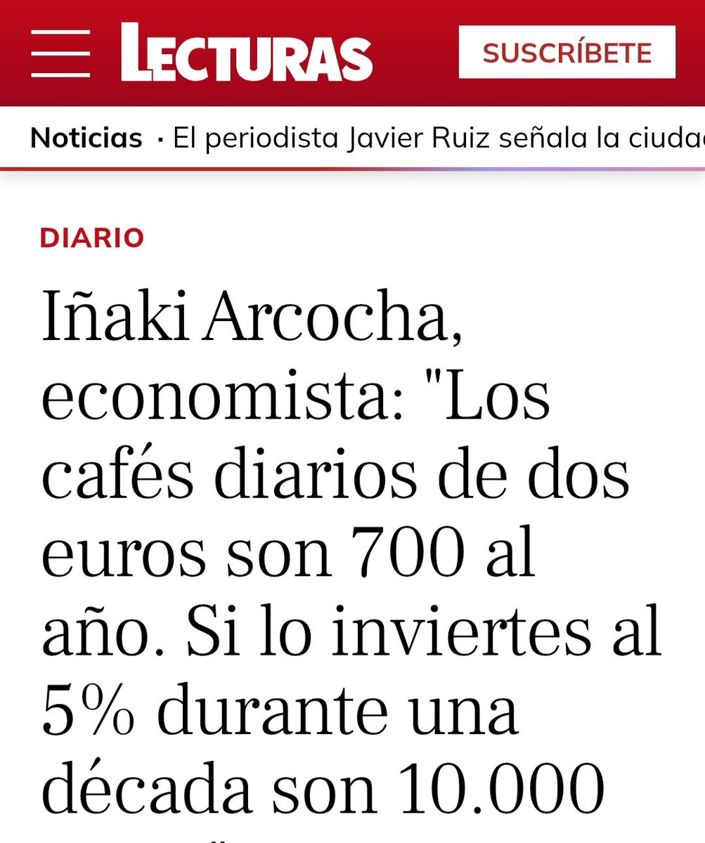 Tu casero te ha subido el alquiler un 94% en los últimos 10 años pero POR LO QUE SEA Iñaki te menciona lo del café.