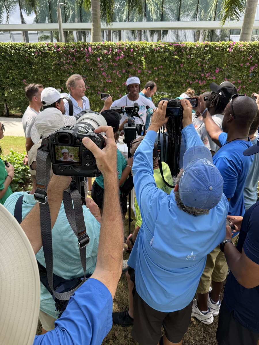 Dolphins rookie CB Jason Marshall is popular today
