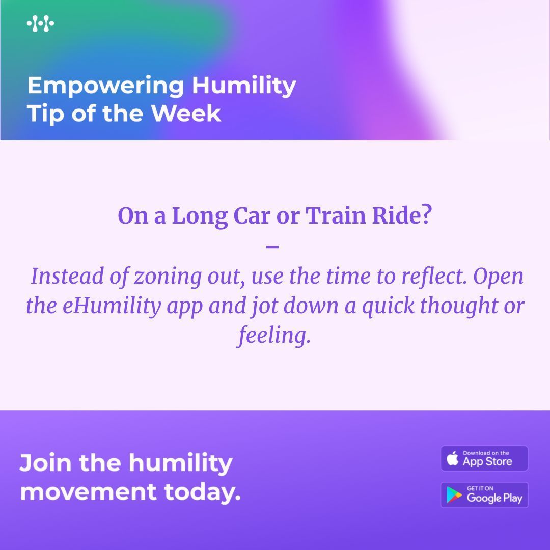 eHumilityApps's tweet photo. ✨ Reaching for your phone out of boredom often leads to endless scrolling. Instead, take a mindful moment.
Open the eHumility app, write down a quick reflection, and invest in your growth one step at a time.
➡️ https://t.co/fSyvIcfSfX
#eHumility #Growth #MindfulMoments #HumilityInAction #EmpoweringHumility #BetterTogether